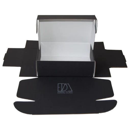 Cutie pliata Scatole 19.5x13.5x6.5 mat negru_90 folio EDMDentalClinic det1