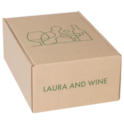 Cutie pliata Scatole 20x30x12 mat kraft_78 serigrafie LauraAndWine det2