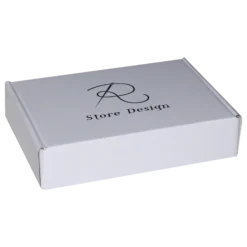 Cutie pliata Scatole 23x17.5x5 mat alb_00 serigrafie RStoreDesign det2