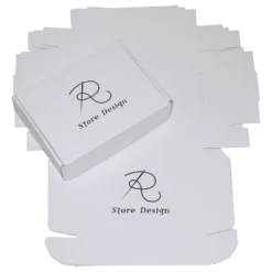 Cutie pliata Scatole 23x17.5x5 mat alb_00 serigrafie RStoreDesign det3