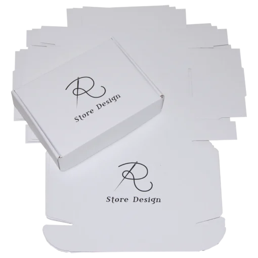 Cutie pliata Scatole 23x17.5x5 mat alb_00 serigrafie RStoreDesign det3