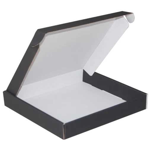 Cutie pliata Scatole 24x24x3.5 mat negru_90 folio Balmix det1