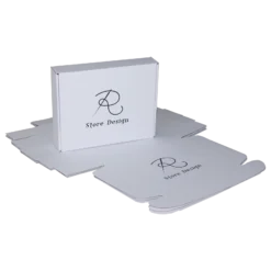 Cutie pliata Scatole 25x20x5.5 mat alb_00 serigrafie RStoreDesign