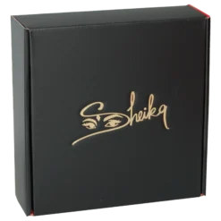 Cutie pliata Scatole Premium 21x21x7 mat negru_90 mat rosu_20 folio Sheika