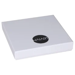 Cutie rigida Toreto Duo 18x18x3 mat alb_00 serigrafie negru Haiart inchisa 1