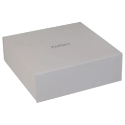 Cutie rigida Uno C3 21x21x6.5 texturat grigio_81 folio argintiu_02 Forbes inchisa 2