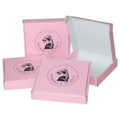 Cutii pliate Scatole 16x16x3 mat roz_26 print digital MommasPearls_det1