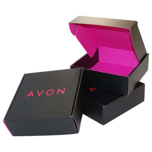 Cutii pliate Scatole Premium 21x21x7 policromie mat ciclam_23 Avon