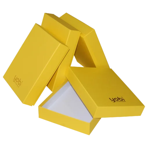 Cutii rigide Toreto Duo 24.5x19x5 mat galben_14 folio auriu_03 Yobi ansamblu 1