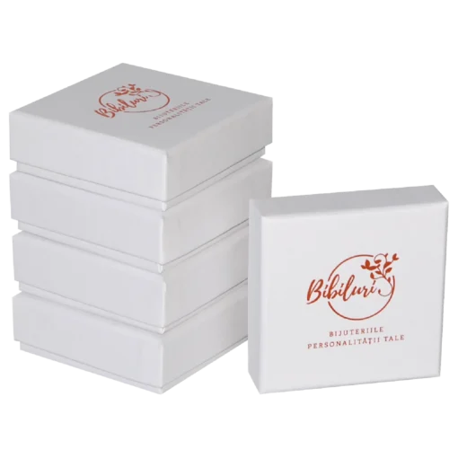 Cutii rigide Toreto Duo 9x9x3 texturat bianco_03 folio caramiziu_05 Bibiluri inchisa 1