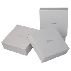 Cutii rigide Uno C3 21x21x6.5 texturat grigio_81 folio argintiu_02 Forbes ansamblu 1