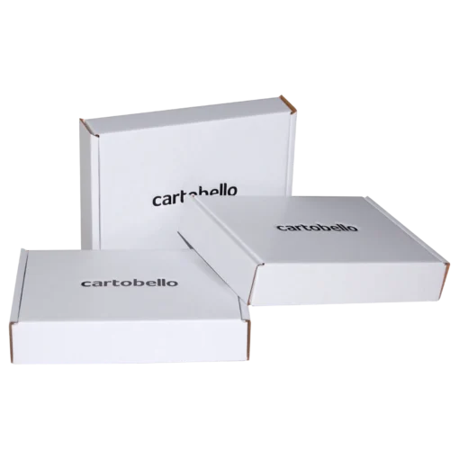 Cutii pliate Scatole 15x12x3 Basic Eco_alb folio Cartobello